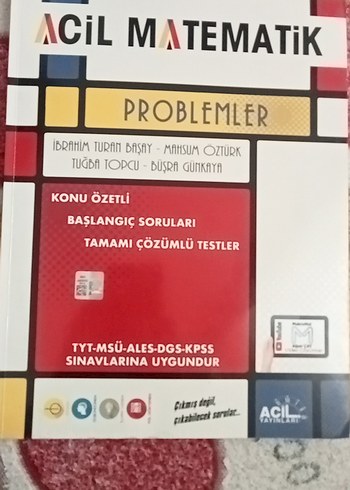 Acil Matematik Problemler Soru Bankası