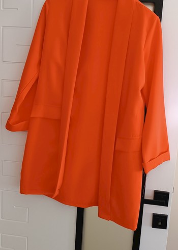 Turuncu Kadın Blazer