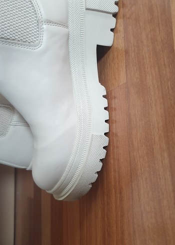 Gri Platform Topuklu Kadın Bot - Görsel 10