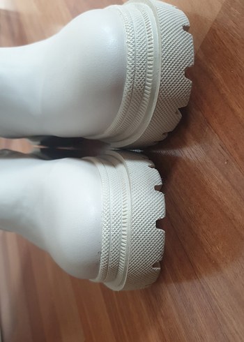 Gri Platform Topuklu Kadın Bot - Görsel 6