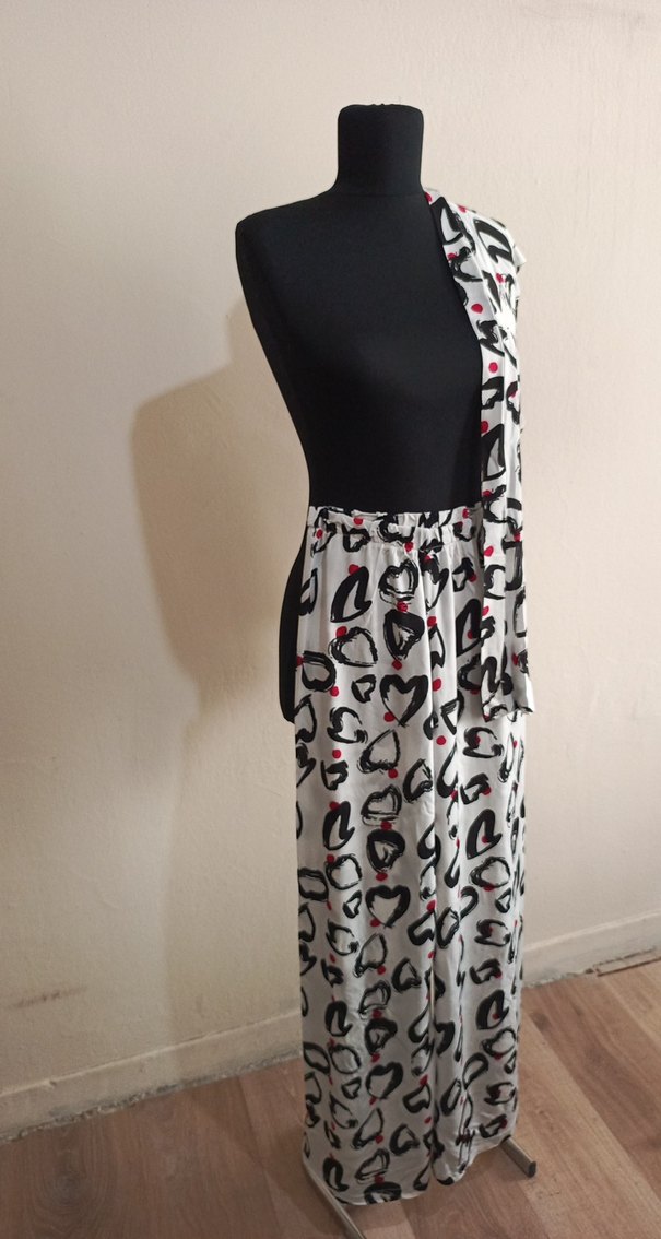 Salaş Kesim, V Yakalı Uzun Elbise - Görsel 3