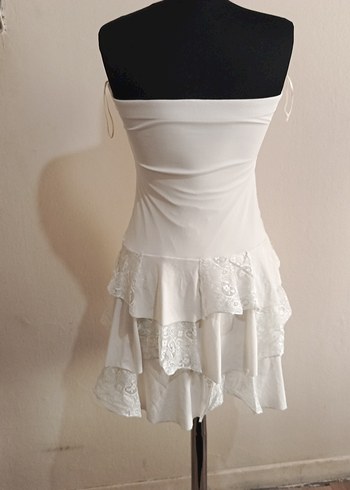 dantel detaylı nikah elbisesi - Görsel 5