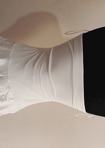 dantel detaylı nikah elbisesi - Görsel 7