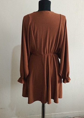 Bohem Midi Kahverengi Kadın Tunik - Görsel 6