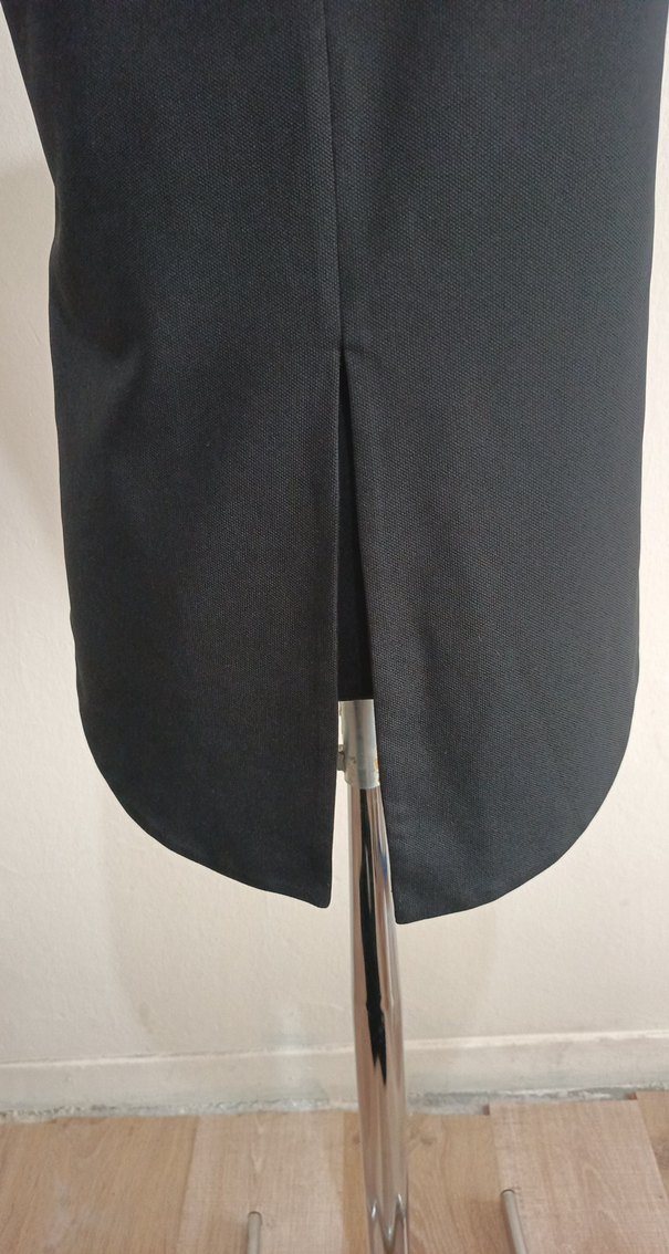 Düğmeli Siyah Kadın Ofis Yeleği - Görsel 5