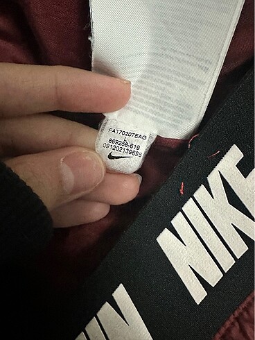 l Beden bordo Renk nike mont