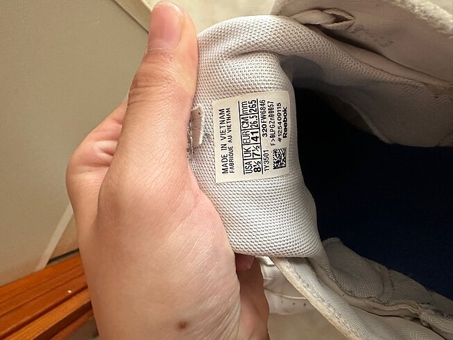 41 Beden beyaz Renk reebok ayakkabı