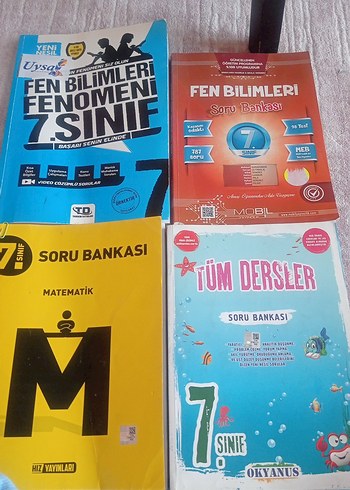 7. Sınıf Fen Bilimleri ve Matematik Soru Bankaları