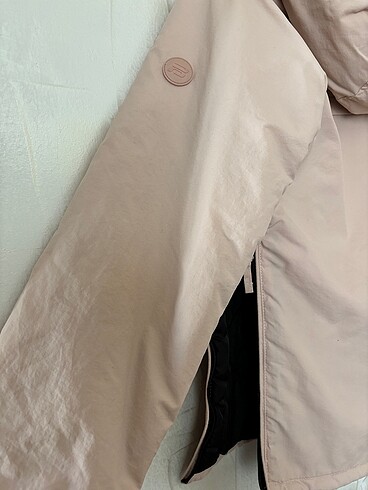 s Beden pembe Renk Pull& Bear Kadın Kanguru Mont