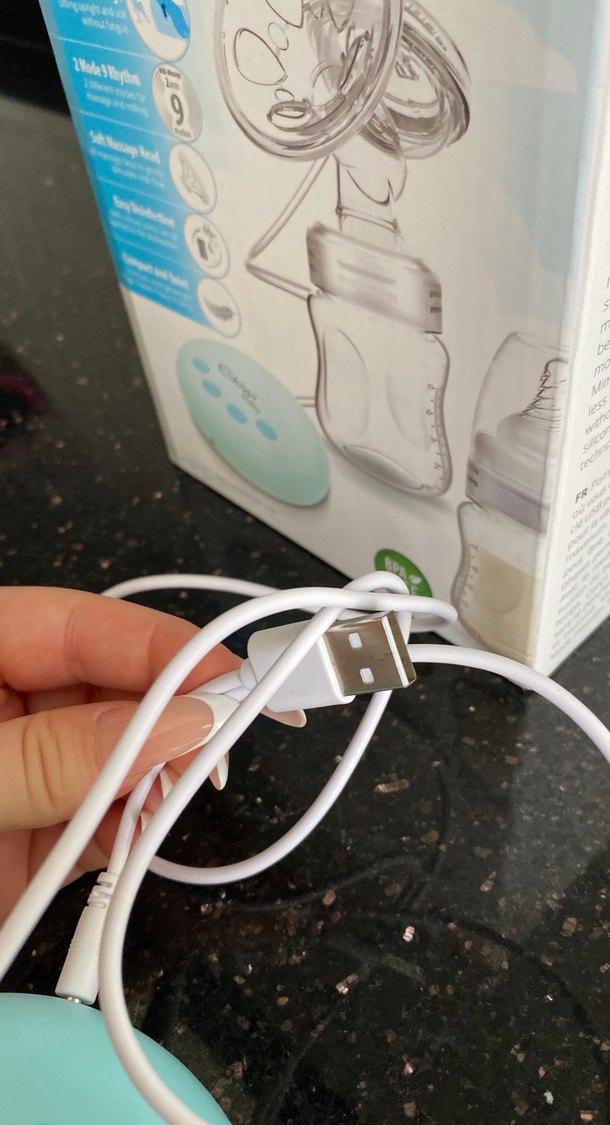 Turkuaz Renkli Elektrikli Göğüs Pompası - Görsel 4