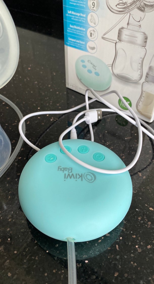 Turkuaz Renkli Elektrikli Göğüs Pompası - Görsel 3