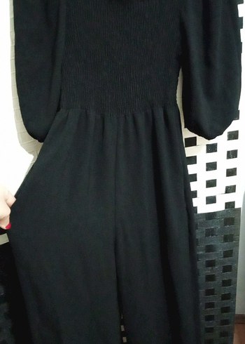 Uzun Siyah tulum - Görsel 5