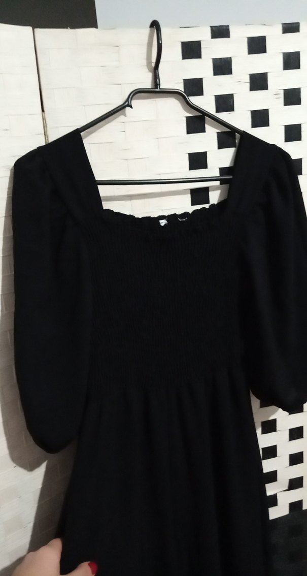 Uzun Siyah tulum - Görsel 4