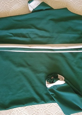 Yeşil Kadın Salaş Eşofman Takımı - Görsel 2