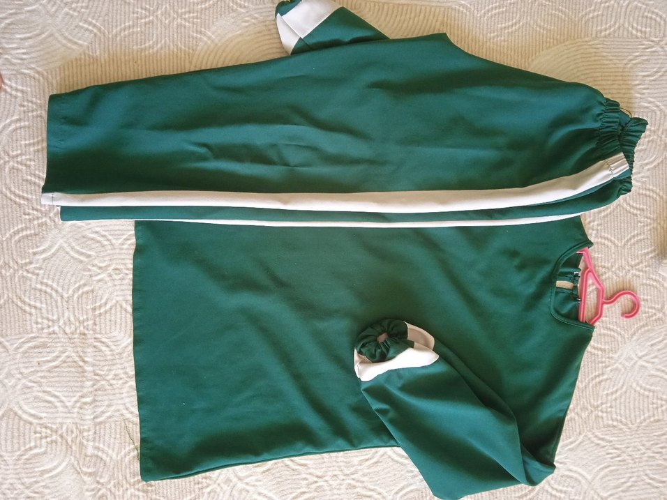 Yeşil Kadın Salaş Eşofman Takımı - Görsel 2