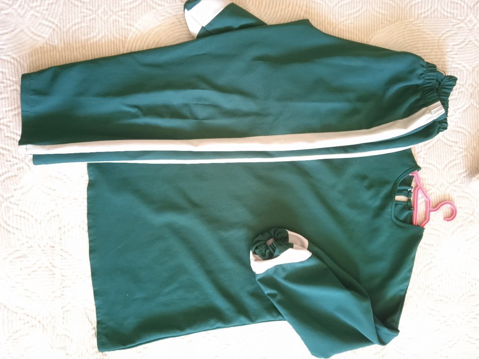 Yeşil Kadın Salaş Eşofman Takımı - Görsel 3