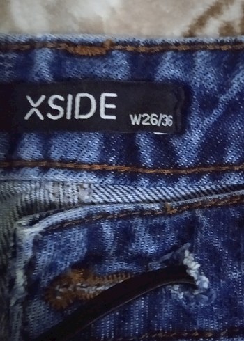 Gri Bol Kesim Kadın Denim Pantolon - Görsel 2