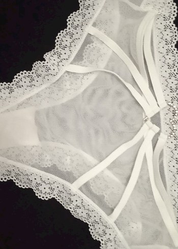 Kadın Bej Kolsuz V Yaka Atlet - Görsel 6