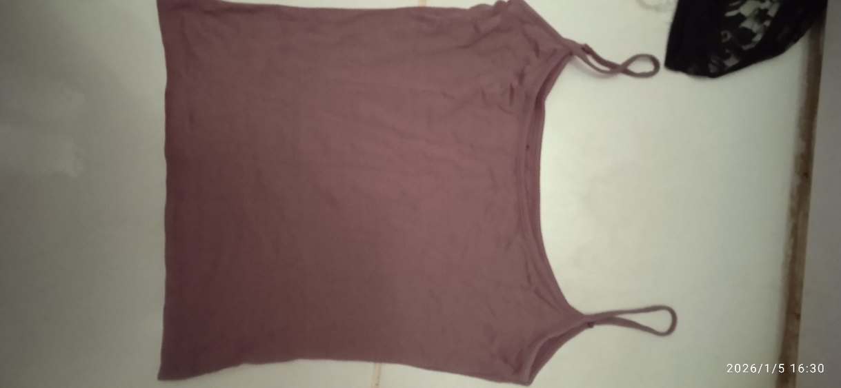 Kadın Bej Kolsuz V Yaka Atlet - Görsel 2