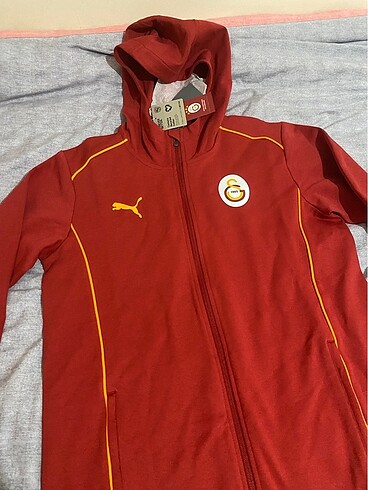 Galatasaray Puma A takım Fermuarlı Kapüşonly Sweatshirt