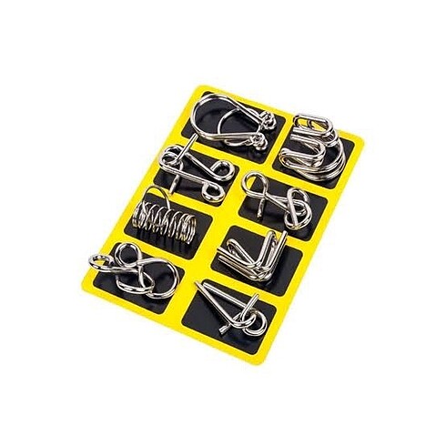 8 Adet Metal Zeka Bulmaca Seti