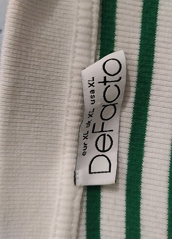 Defacto Defacto Polo yaka crop t-shirt 