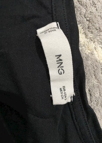 Mango Siyah Kadın Kısa Kollu Tişört - Görsel 2