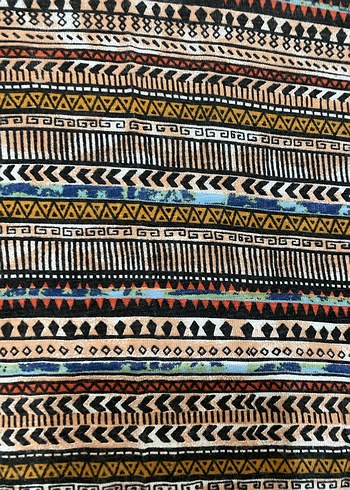 Dantelli Bohem V Yaka Kısa Kollu Bluz - Görsel 4