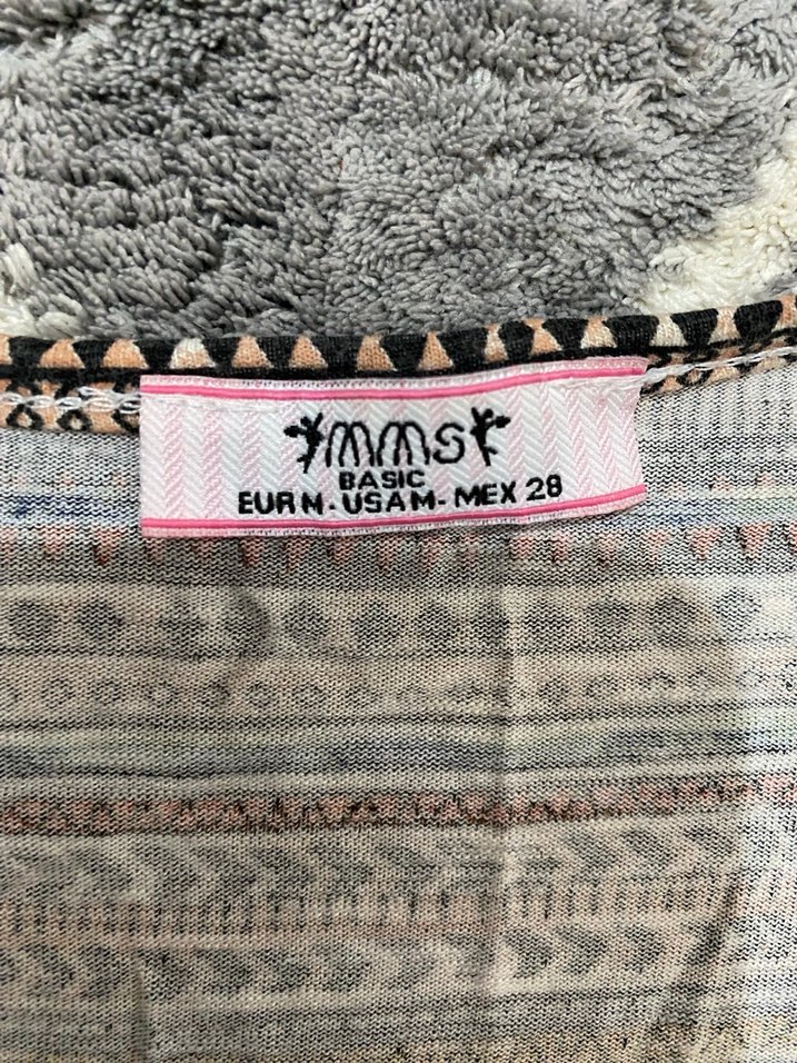 Dantelli Bohem V Yaka Kısa Kollu Bluz - Görsel 5