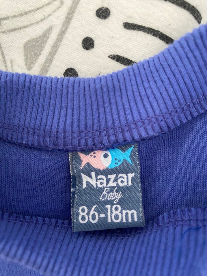 Mavi Erkek Bebek Triko Eşofman Takımı - Görsel 4