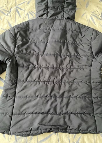 Lacivert Kapüşonlu Şişme Mont - Görsel 3