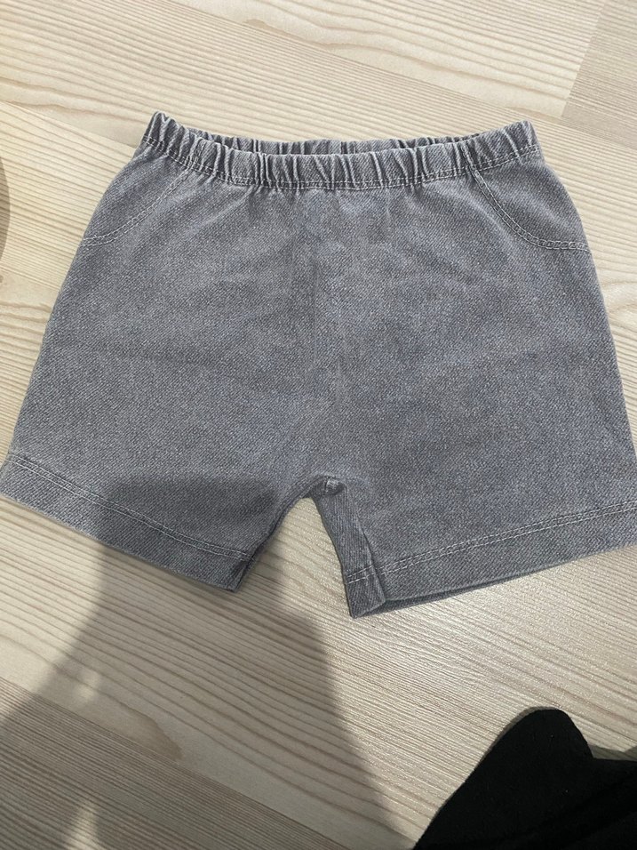 Gri Erkek Çocuk Denim Şort - Görsel 2