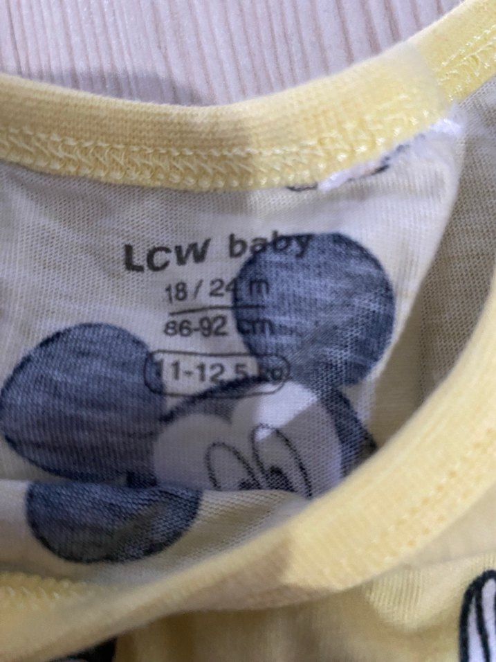 Mavi ve Sarı Mickey Mouse Bebek Tulumları - Görsel 2