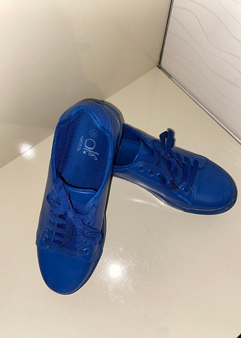 Koton Mavi Parlak Kadın Spor Ayakkabı