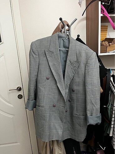 xl Beden çeşitli Renk Vintage blazer