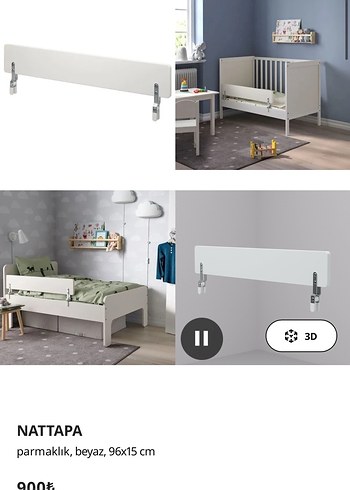 IKEA NATTAPA yatak koruyucu - Görsel 3