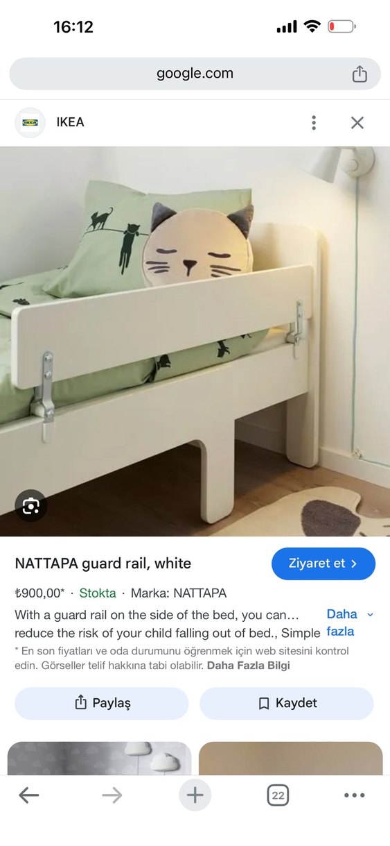 IKEA NATTAPA yatak koruyucu - Görsel 2