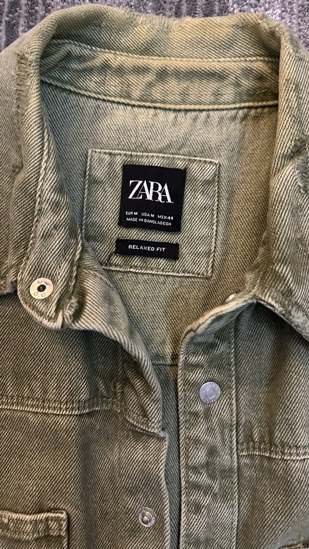 Erkek zara gömlek ceket - Görsel 2