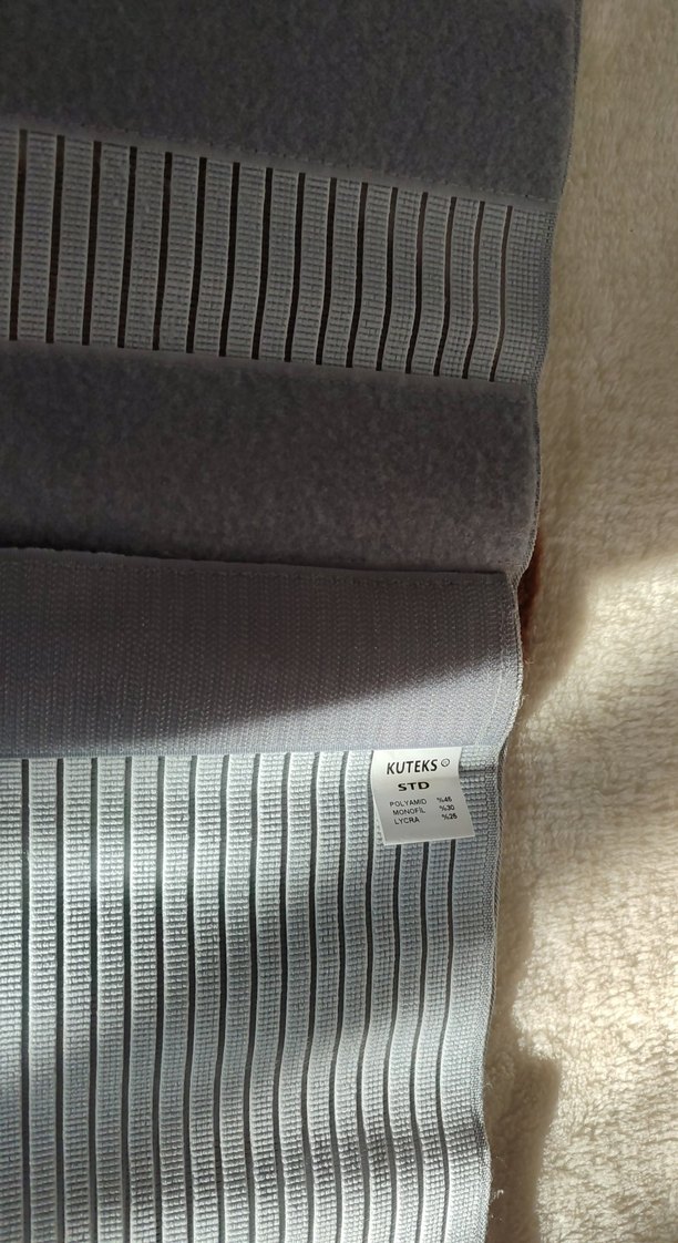 Gri Beyaz Çizgili Hemşire Korsesi - Görsel 4