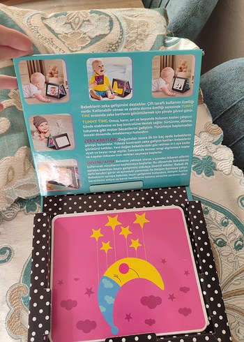 Beden Renk Tummy Time Zeka Kartları ve Güvenli Bebek Aynası