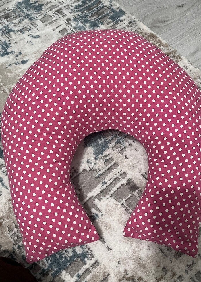 Bebek emzirme yastığı ve baybnest takım yastıklı - Görsel 4