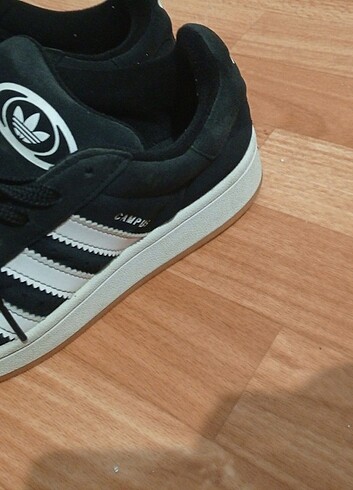 38 Beden siyah Renk Adidas campus orjinal