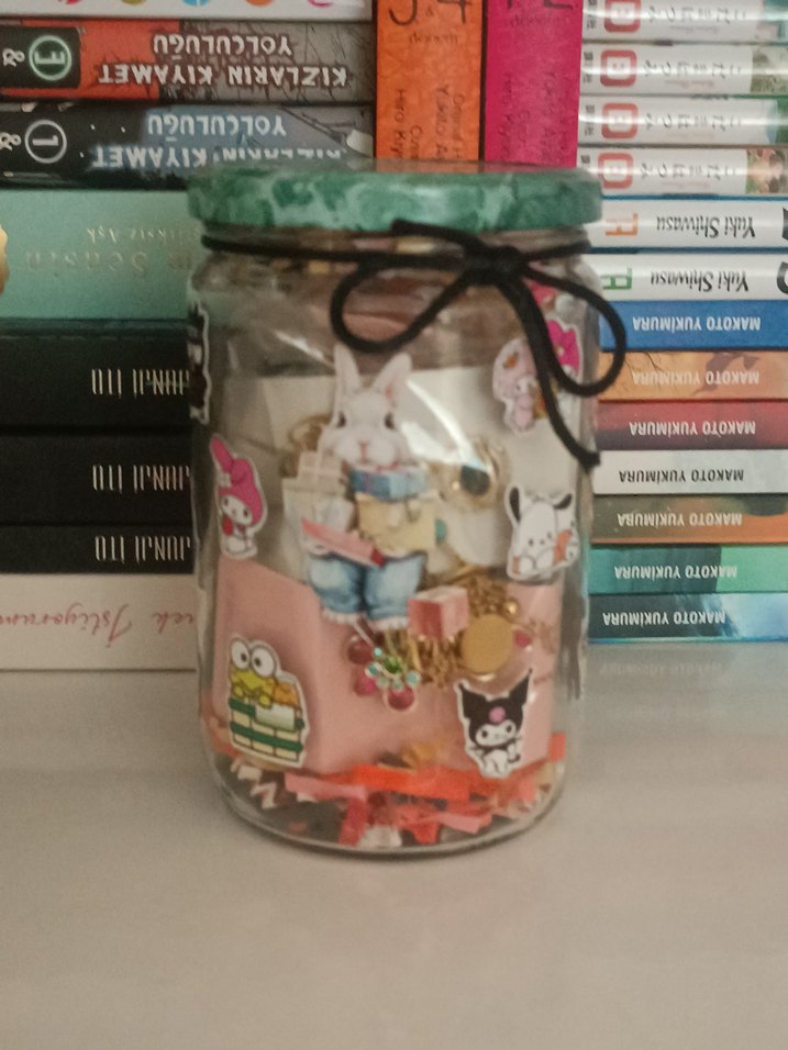 Pastel Pembe  Takı Kavanozu - Görsel 2