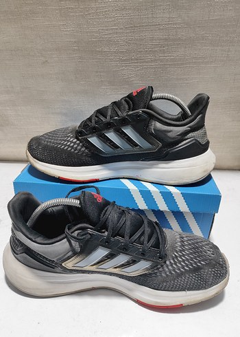 Gri Adidas Erkek Koşu ve Spor Ayakkabısı - Görsel 2