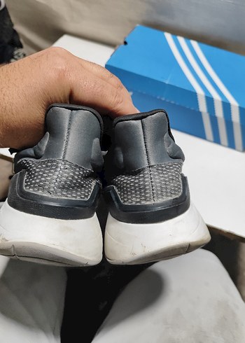 Gri Adidas Erkek Koşu ve Spor Ayakkabısı - Görsel 5