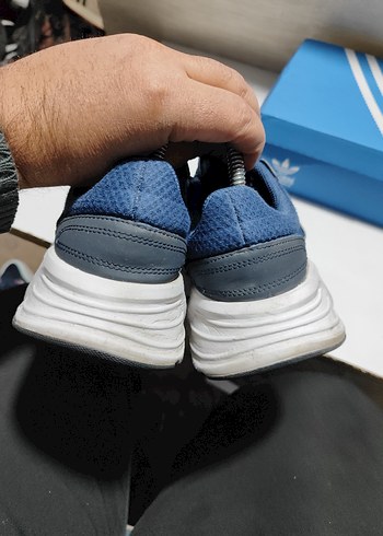 Mavi Erkek Koşu ve Spor Ayakkabısı Adidas - Görsel 4