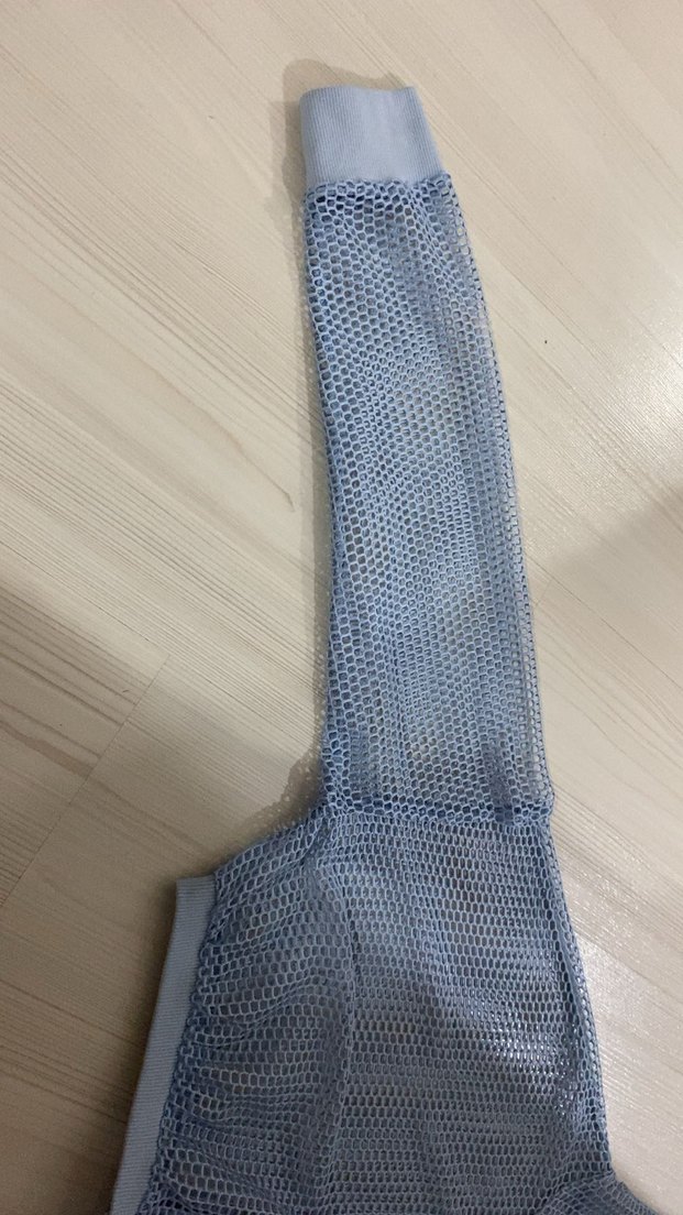 Kadın Kısa Kesim Kapüşonlu File Yelek - Görsel 2