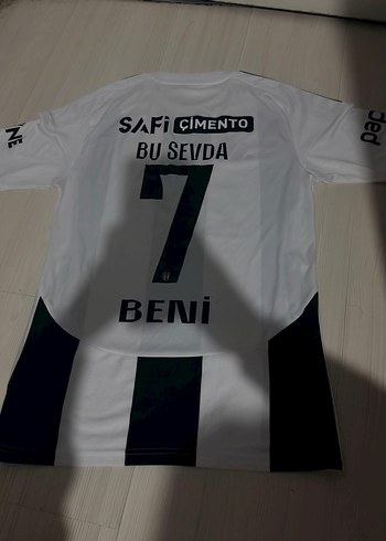 Beyaz Siyah Çizgili Kadın Orijinal Forma - Görsel 2