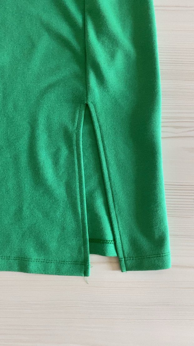 Yeşil Midi Kalem Elbise - Görsel 2