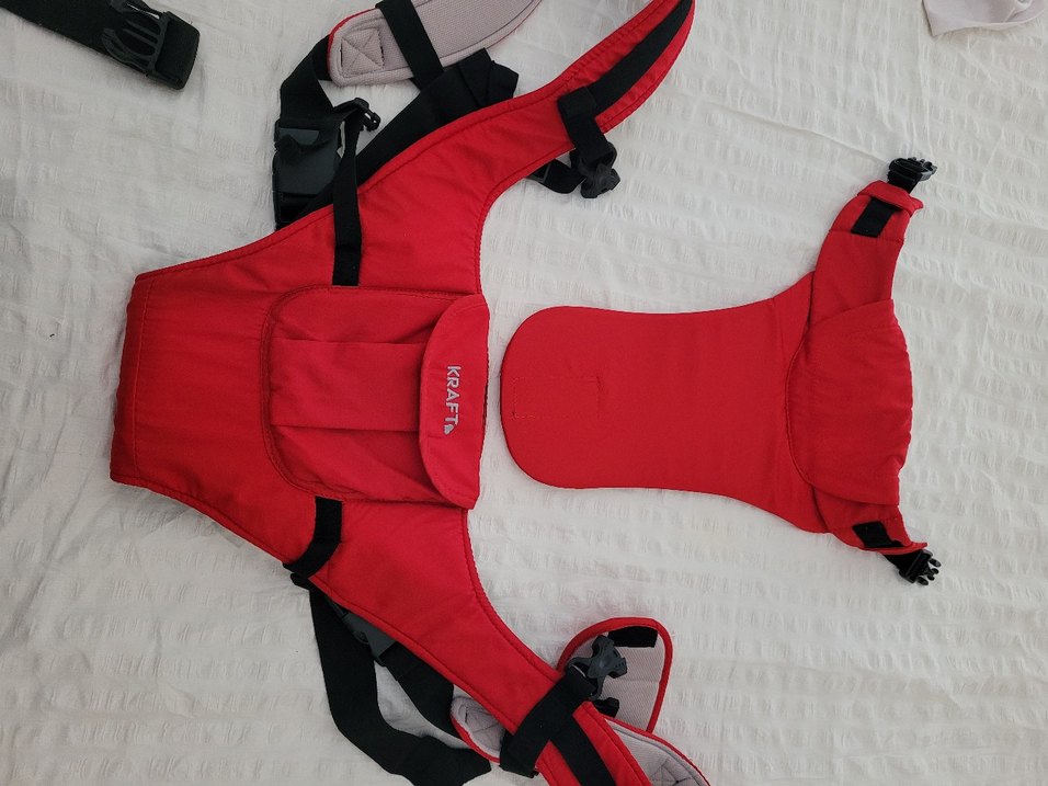 KRAFTS Kırmızı Bebek Taşıyıcı - Görsel 3